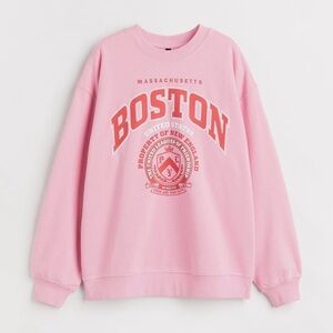 H&M Divided Boston Massachusetts crewneck sweatshirt